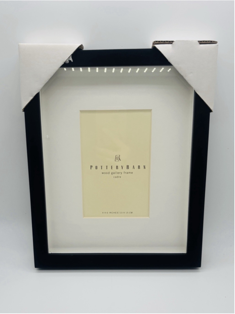 Pottery Barn Black Wood Gallery Frame 4x6